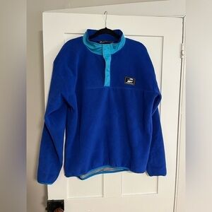 Vintage Retro Performance Malden Polarlite Blue Fleece Size XL